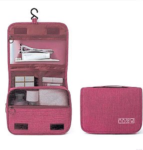 Bolsa Necessaire Impermeável P/ Cosméticos E Maquiagem U / ROSA