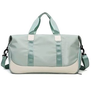 Mala Sacola Bolsa Academia Feminina Alça Dupla Impermeável U / VERDE 10005 BCB283