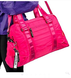 Mala De Mão Média Unissex Esportiva Alça Dupla Impermeável PINK / U 684 BCB 293