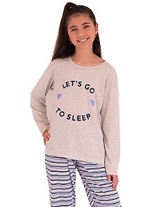 Pijama Infantil Feminino Malha
