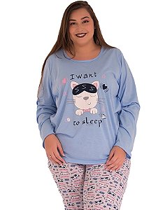 Pijama plus size feminino baby doll de liganete liso com renda - Leleka  Pijamas