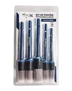 Kit 5 pinceis detalhamento interno Vonixx
