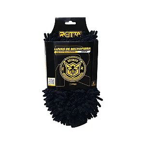LUVAS DE MICROFIBRA COM TENCAULOS PRETA 28X21 123G-ROTTA