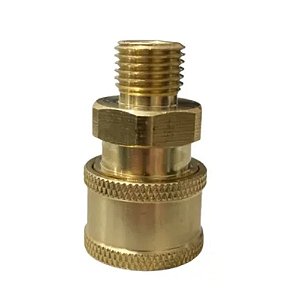 CONECTOR SNOW PINO ENGATE RAPIDO MACHO ROSCA EXTERNA SNOW FOAM