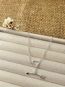 PULSEIRA  FLECHA CORACAO PRATA 925