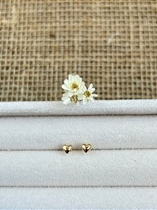 BRINCO CORAÇÃO P BANHADO A OURO