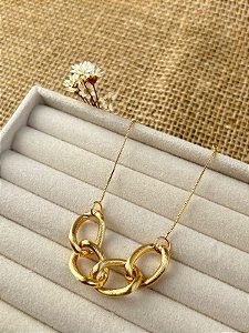 PULSEIRA ELOS BANHADA A OURO