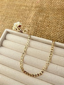 PULSEIRA ELOS GRUMET BANHADA A OURO