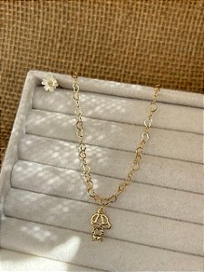 PULSEIRA FILHO BANHADA A OURO