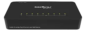 Switch Intelbras de 8 Portas Fast 10/100 Ethernet Sf 800 Q+