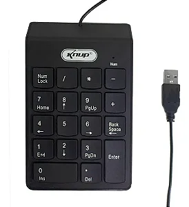 Teclado numérico com fio Knup KP-2003A