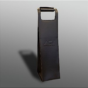 Porta Vinho Personalizado em Couro