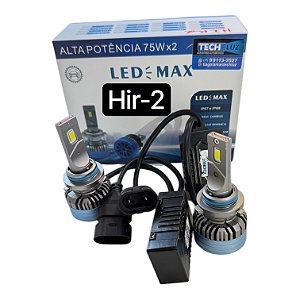 Super Led Hir2 Novo Corolla Max 150w 15 Mil Lumens e Nova Ix35