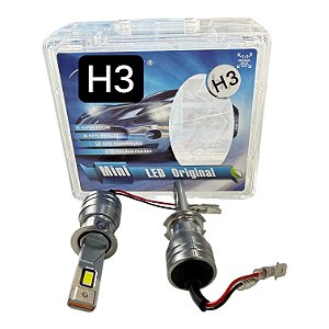 Kit H3 Ultra LED Mini Slim 63W 12.000 lm - 6000K (Par) Plug & Play