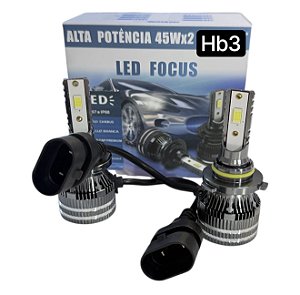 Kit HB3 Ultra LED Focus 90W 13.000 lm – Plug & Play 6000K (Par)