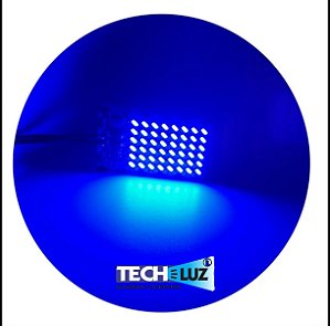 Placa Fúria Luminosa Azul 48 Leds com Chip 470