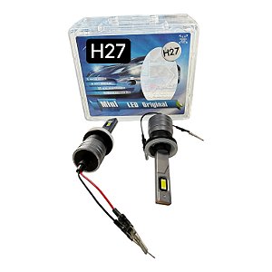 Kit H27 Ultra LED Mini Slim 63W 12.000 lm — 6000K (Par) Plug & Play