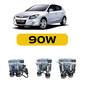 Kit LED Hyundai i30 (2009-2013) Farol Alto Baixo e Milha