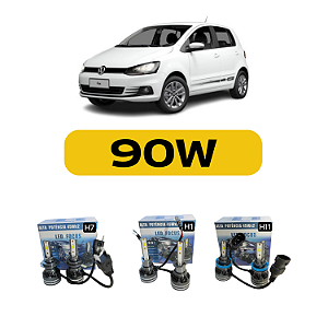 Kit LED Volkswagen FOX (2020-2022) Foco Duplo - Farol Alto Baixo e Milha