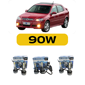 Kit LED Chevrolet Astra (1994 a 2011) Farol Alto Baixo e Milha