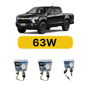 Kit LED Chevrolet S10 (2022-2025) - Farol Alto Baixo e Milha