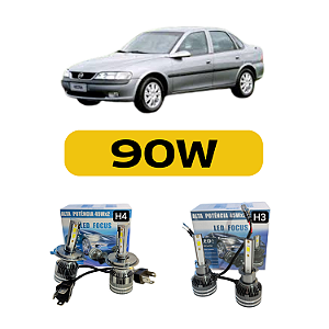 Kit Led Chevrolet Vectra (1995-1999) Foco Simples - Farol Alto, Baixo e Milha