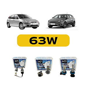 Kit LED Ford Focus (2005-2019) - Farol Alto Baixo e Milha