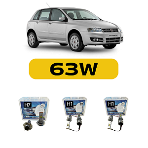 Kit LED Fiat Stilo (2002-2010) - Alto Baixo e Milha