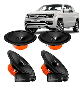 Kit Falantes 6 Para Vw Amarok 2010 A 2022 Hertz Dsk165