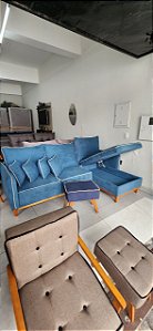 Sofá Dubai com Chaise Baú