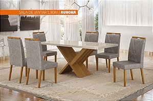 Sala de Jantar Aurora 1,80m