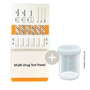 Teste Multi 9 Drogas Coc/Thc/Amp/Meth/Opi/Bar/Bzo/Mtd/Tca - Cx 25