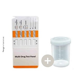 Teste Multi 5 Drogas Amp / Coc / Meth / Opi / Thc - Cx 25
