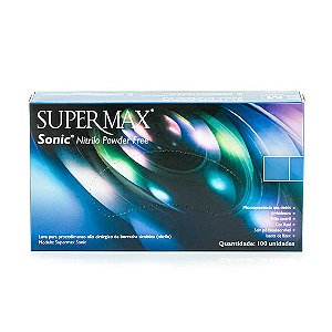 Luva de Látex Sem Pó - Tam G  Sonic - Supermax