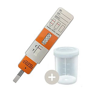 Teste de Álcool na Urina ETG Painel (Qualitativo – 80 Horas) -  Kit com 10 Unidades