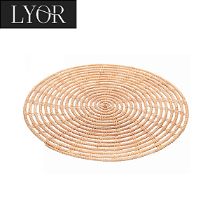 Lugar Americano de Fibra Natural Palm 35cm - Lyor