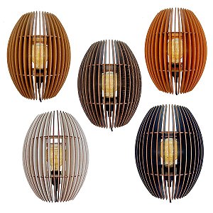 Arandela Luminária Iluminação E Decoração  De Paredes