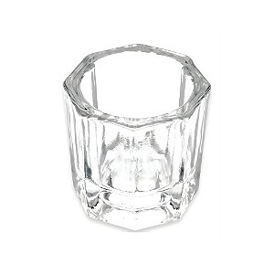 Copinho Copo Dappen De Vidro para henna e tintura Cílios e Sobrancelhas