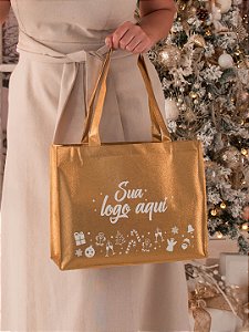 Bolsa Metalizado Glitter 35L x 28A x 10P (100 unidades)