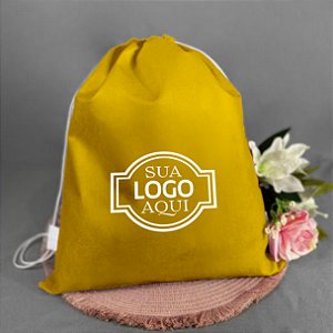 Mochila 2 Cordões TNT Personalizada - Resistente e Prática