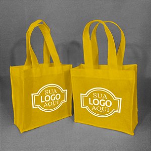 Bolsa de TNT Personalizada 80g - Resistente com Fundo e Lateral