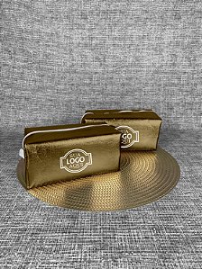 Nécessaire de TNT Metalizado Rugoso - Brilho e Textura Premium