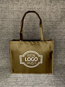 Bolsa de TNT Metalizado Rugoso Personalizada - Brilho e Textura