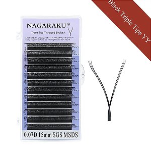 CÍLIOS Y PONTA TRIPLA NAGARAKU / MEGA VOLUME BRASILEIRO