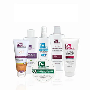 KIT DE LIMPEZA DERMARE (6 PRODUTOS)
