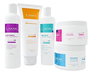 KIT DE LIMPEZA DE PELE LAKMA