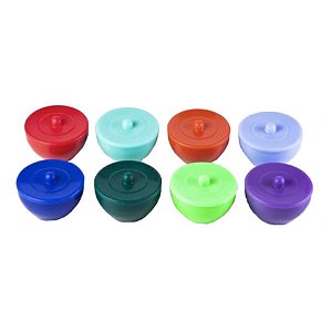 POTE PALADON SILICONE COM TAMPA CORES