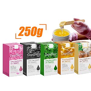 CERA DEPILATORIA DEPILFLAX EM TABLETE 250g