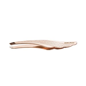 PINÇA SOLING CHANFRADA ASA DE ANJO ROSE GOLD