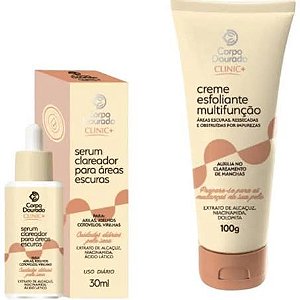 SERUM CLAREADOR PARA AREAS ESCURAS CORPO DOURADO 30ml
